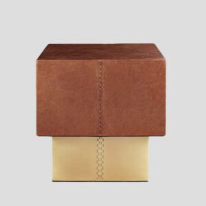 邊几, United Strangers 美式 Loft 風格, 當代設計家具 The Drum 復古皮革黃銅方邊几-39