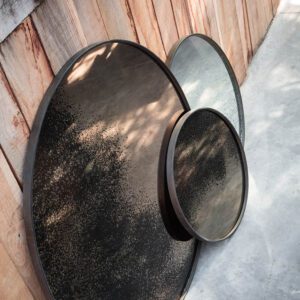 Notre Monde 美國輕奢家飾 古老年代古銅鏡面托盤-19