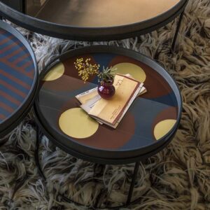 收藏 | 玩具 | 小物, 比利時原木實木家具｜Ethnicraft, 當代設計家具, Notre Monde 美國輕奢家飾 Turkish Dots 玻璃托盤-17