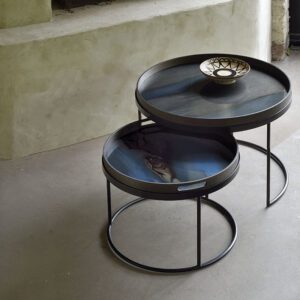 收藏 | 玩具 | 小物, 比利時原木實木家具｜Ethnicraft, 當代設計家具, Notre Monde 美國輕奢家飾 Graphite Organic 玻璃托盤-16