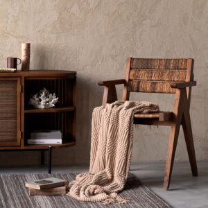 餐椅, 書桌椅, dBodhi 工業風家具, 靈魂老柚木家具 Brawny 曠野編織扶手餐椅-27