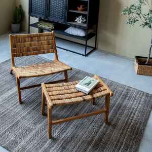 睡個好覺吧！Have a Sweet Dream, 休閒椅, dBodhi 工業風家具, 靈魂老柚木家具 Caterpillar Beetle 原野編織休閒椅-18