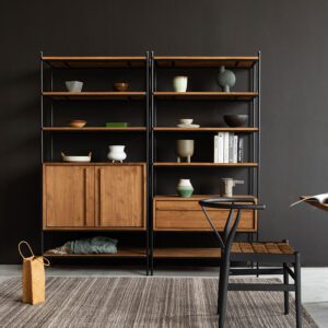 高櫃, 書架書櫃, dBodhi 工業風家具, 靈魂老柚木家具 Outline 層架-29