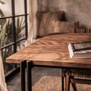 實木餐桌, 實木書桌, dBodhi 工業風家具, 靈魂老柚木家具 Outline 餐桌/工作桌-18