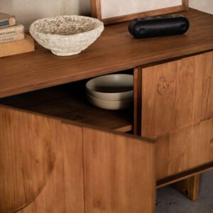 邊櫃, dBodhi 工業風家具, 靈魂老柚木家具 Ace Dresser 四門邊櫃-17