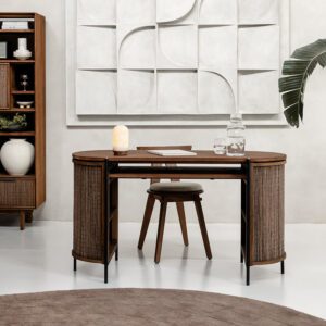 Coco 寧靜韶光楕圓書桌 - 图片 77187