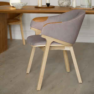 餐椅, 書桌椅, Mountain Living 家具系列, 當代設計家具 Patch 貓抓布橡木座椅-32