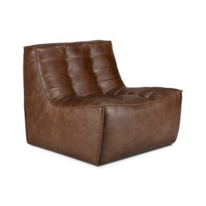 沙發, 比利時原木實木家具｜Ethnicraft, 當代設計家具 N701 沙發（栗棕色皮革）-20