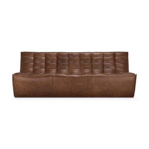 沙發, 比利時原木實木家具｜Ethnicraft, 當代設計家具 N701 沙發（栗棕色皮革）-22