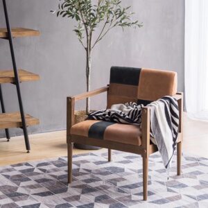 休閒椅, Karpenter 義大利設計家具, 北歐家具 | Vintage KATCHWORK 真皮拼接休間椅-31