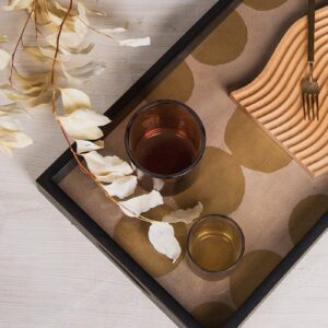 收藏 | 玩具 | 小物, 比利時原木實木家具｜Ethnicraft, 當代設計家具, Notre Monde 美國輕奢家飾 雨落古箋芥黃玻璃長托盤-19