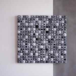 牆飾, 收藏 | 玩具 | 小物, dBodhi 工業風家具, 工業風家具 Home Solutions 雜誌編織掛飾 – 黑白幾何方錐編織-46