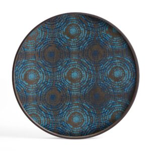 收藏 | 玩具 | 小物, 比利時原木實木家具｜Ethnicraft, 當代設計家具, Notre Monde 美國輕奢家飾 漣漪蕩漾蔚藍漂流木托盤-20