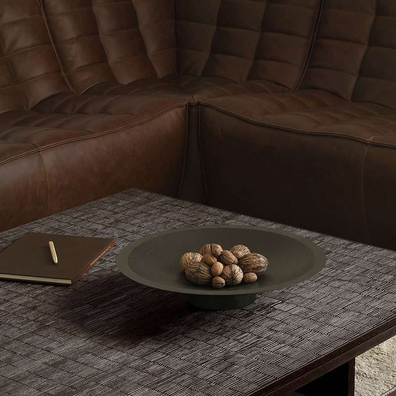 沙發, 比利時原木實木家具｜Ethnicraft, 當代設計家具 N701 沙發（栗棕色皮革）-10