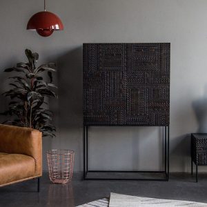 Ancestors Tabwa 圖騰浮雕二門高櫃