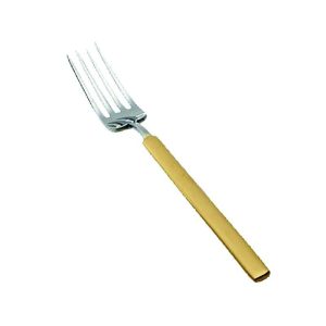 Vintage餐叉-復古金握把