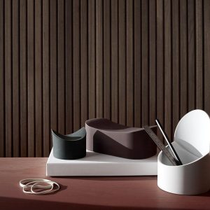 Phold 柔軟置物盒（長、麻灰）