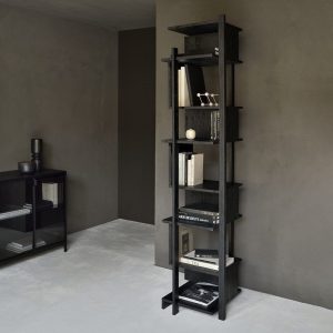 Abstract 黑色柚木層架