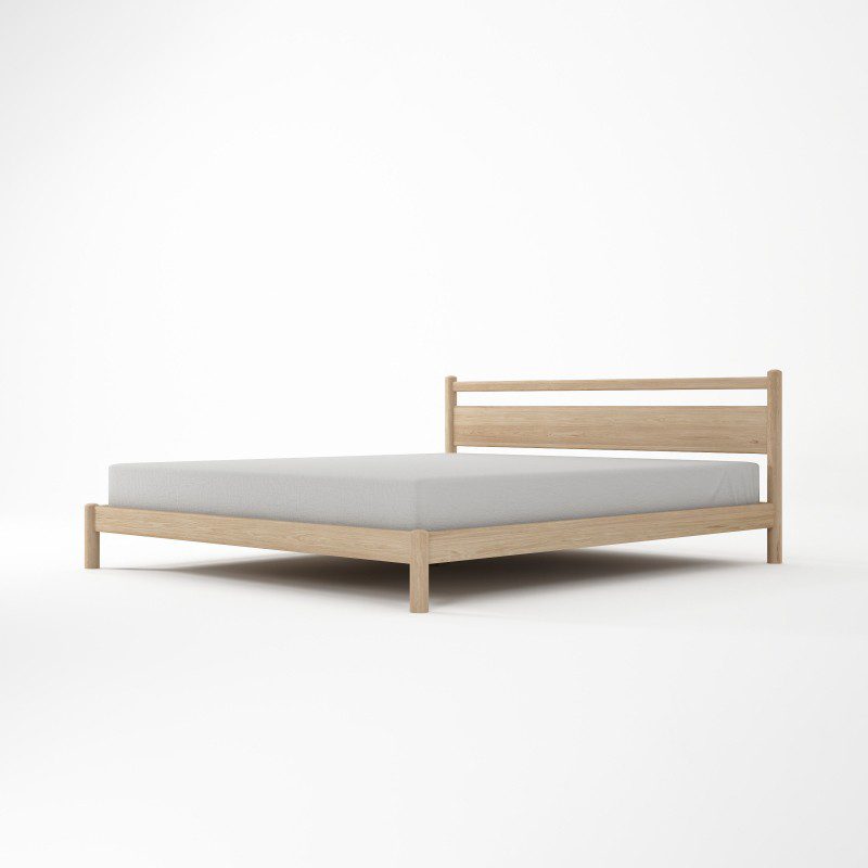睡個好覺吧！Have a Sweet Dream, 柚木床架｜實木床架, Karpenter 義大利設計家具, 極簡設計家具, 北歐家具 | Vintage Taku II 侘風實木床架-11