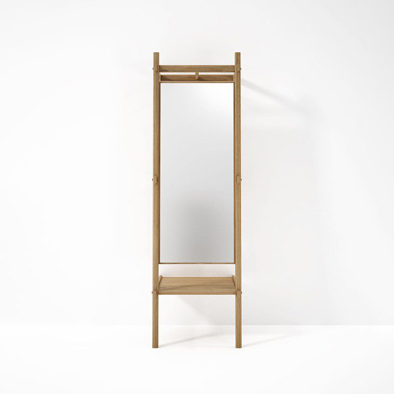 鏡子 | 屏風, Karpenter 義大利設計家具, 極簡設計家具, 北歐家具 | Vintage Simply City 全身鏡層架-10