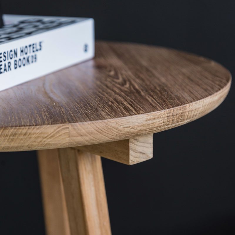 睡個好覺吧！Have a Sweet Dream, 邊几, 比利時原木實木家具｜Ethnicraft, 極簡設計家具 Tripod 凳型邊几-12