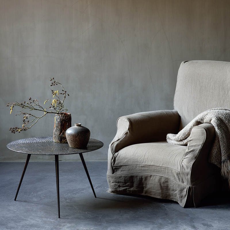 咖啡桌, 比利時原木實木家具｜Ethnicraft, 極簡設計家具, 當代設計家具 Luna 圓形咖啡桌-13