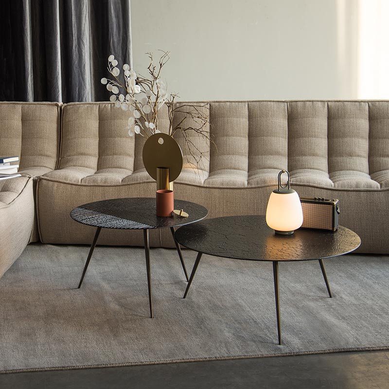 咖啡桌, 比利時原木實木家具｜Ethnicraft, 極簡設計家具, 當代設計家具 Luna 圓形咖啡桌-10