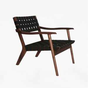 Sunday 黑色皮革休閒椅