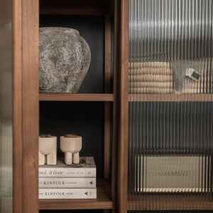 高櫃, 書架書櫃, dBodhi 工業風家具, 靈魂老柚木家具 Motion 二門五層玻璃儲物櫃-19