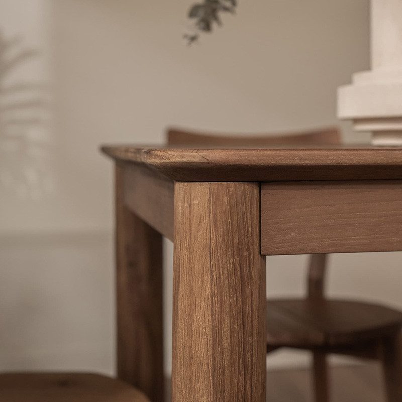 實木餐桌, 實木書桌, dBodhi 工業風家具, 靈魂老柚木家具 Dino 方形餐桌-11