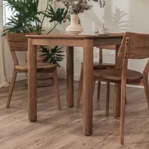 實木餐桌, 實木書桌, dBodhi 工業風家具, 靈魂老柚木家具 Dino 方形餐桌-37