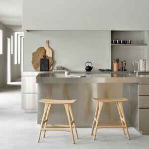 吧台, 比利時原木實木家具｜Ethnicraft, 極簡設計家具 Osso 高腳椅凳-40
