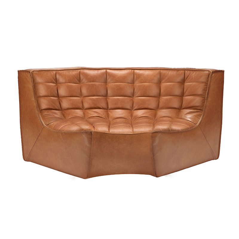 沙發, 比利時原木實木家具｜Ethnicraft, 當代設計家具 N701 沙發（焦糖色皮革）-22