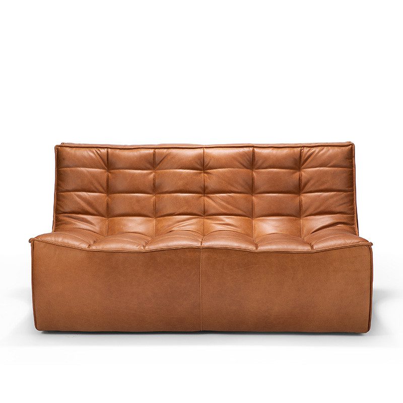 沙發, 比利時原木實木家具｜Ethnicraft, 當代設計家具 N701 沙發（焦糖色皮革）-20