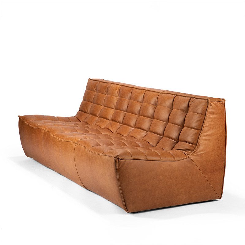 沙發, 比利時原木實木家具｜Ethnicraft, 當代設計家具 N701 沙發（焦糖色皮革）-21