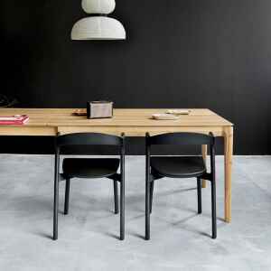 餐椅, 書桌椅, 比利時原木實木家具｜Ethnicraft, 極簡設計家具 Bok 餐椅-31