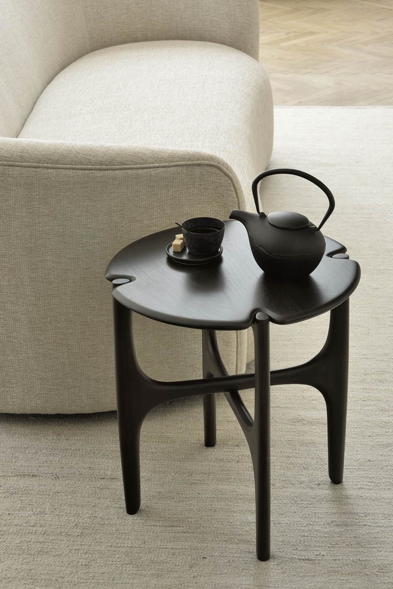 邊几, 比利時原木實木家具｜Ethnicraft, 極簡設計家具 PI 桃花心木邊桌-10