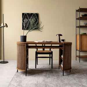 Coco 寧靜韶光楕圓書桌