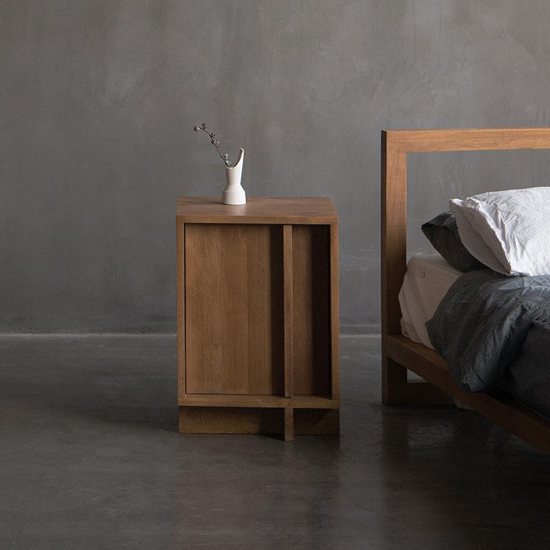 睡個好覺吧！Have a Sweet Dream, 邊几, 床頭櫃, Air Division 新加坡獲獎實木家具, 極簡設計家具 Norton 一門邊几-9