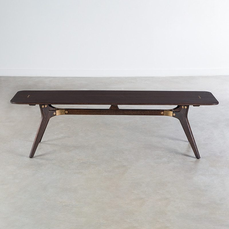 玄關, 長凳, Square Roots 英國設計家具, 工業風家具 Kiri 橡木長凳-10