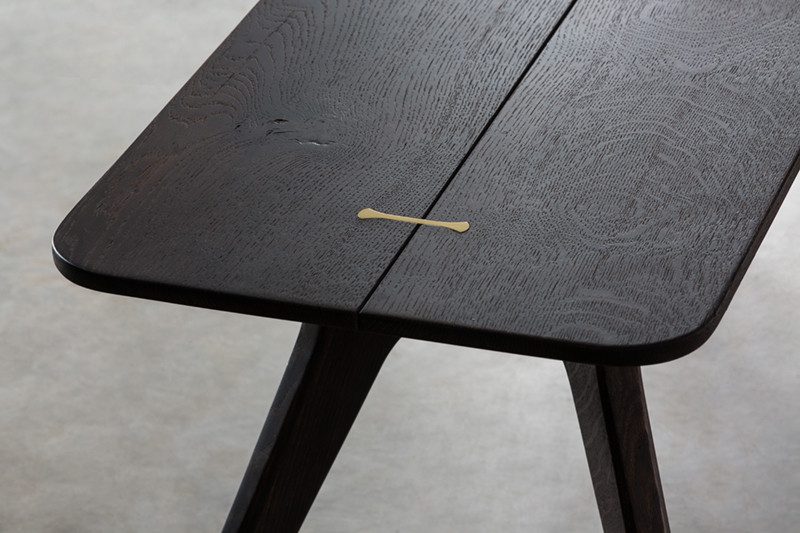 玄關, 長凳, Square Roots 英國設計家具, 工業風家具 Kiri 橡木長凳-11