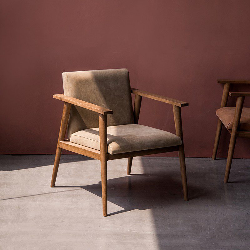 休閒椅, Karpenter 義大利設計家具, 北歐家具 | Vintage Vintage 斯堪地經典植鞣皮革休閒椅-13