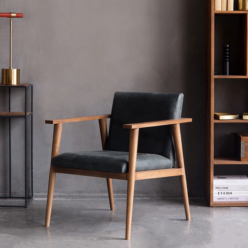 休閒椅, Karpenter 義大利設計家具, 北歐家具 | Vintage Vintage 斯堪地經典植鞣皮革休閒椅-15