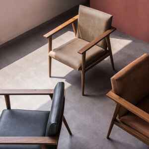 休閒椅, Karpenter 義大利設計家具, 北歐家具 | Vintage Vintage 斯堪地經典植鞣皮革休閒椅-29