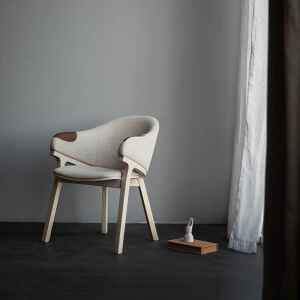 餐椅, 書桌椅, Mountain Living 家具系列, 當代設計家具 Patch 布面橡木座椅-47