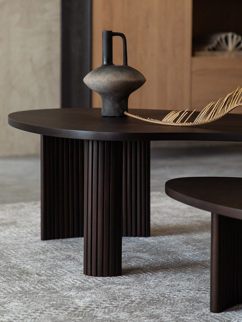 咖啡桌, 比利時原木實木家具｜Ethnicraft, 極簡設計家具 Boomerang 桃花心木咖啡桌-11