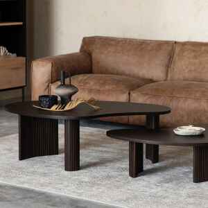 咖啡桌, 比利時原木實木家具｜Ethnicraft, 極簡設計家具 Boomerang 桃花心木咖啡桌-41