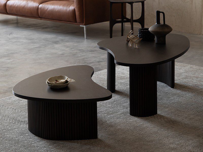 咖啡桌, 比利時原木實木家具｜Ethnicraft, 極簡設計家具 Boomerang 桃花心木咖啡桌-12