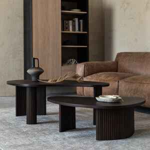 咖啡桌, 比利時原木實木家具｜Ethnicraft, 極簡設計家具 Boomerang 桃花心木咖啡桌-40