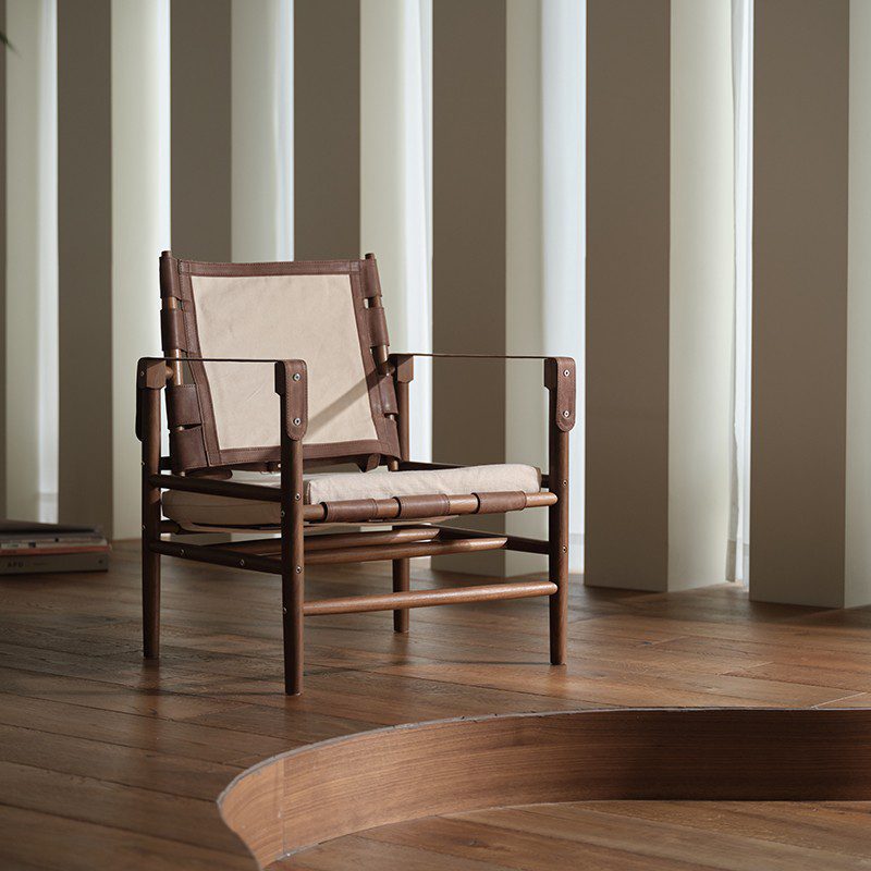 休閒椅, Karpenter 義大利設計家具, 北歐家具 | Vintage Nomad 鬼怪皮革休閒椅凳組-10